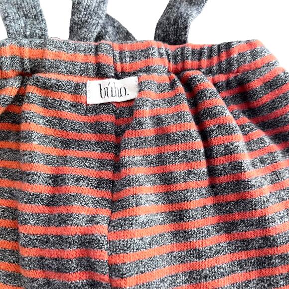 Buho boys knit striped suspender pants overalls size 12 months - Picture 5 of 10